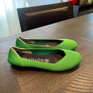 Rothy’s women green flats shoes 6 women